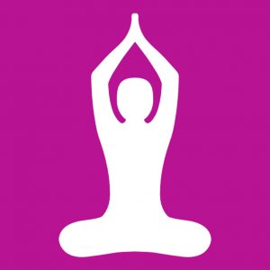 app Yoga met je ogen dicht Sandrasana